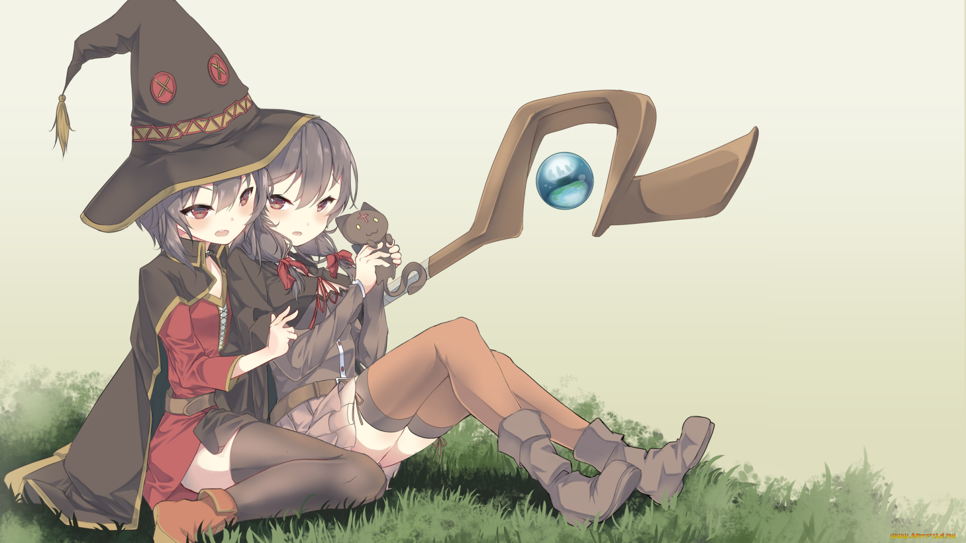 , kono subarashii sekai ni shukufuku wo, megumin, yunyun, chomusuke